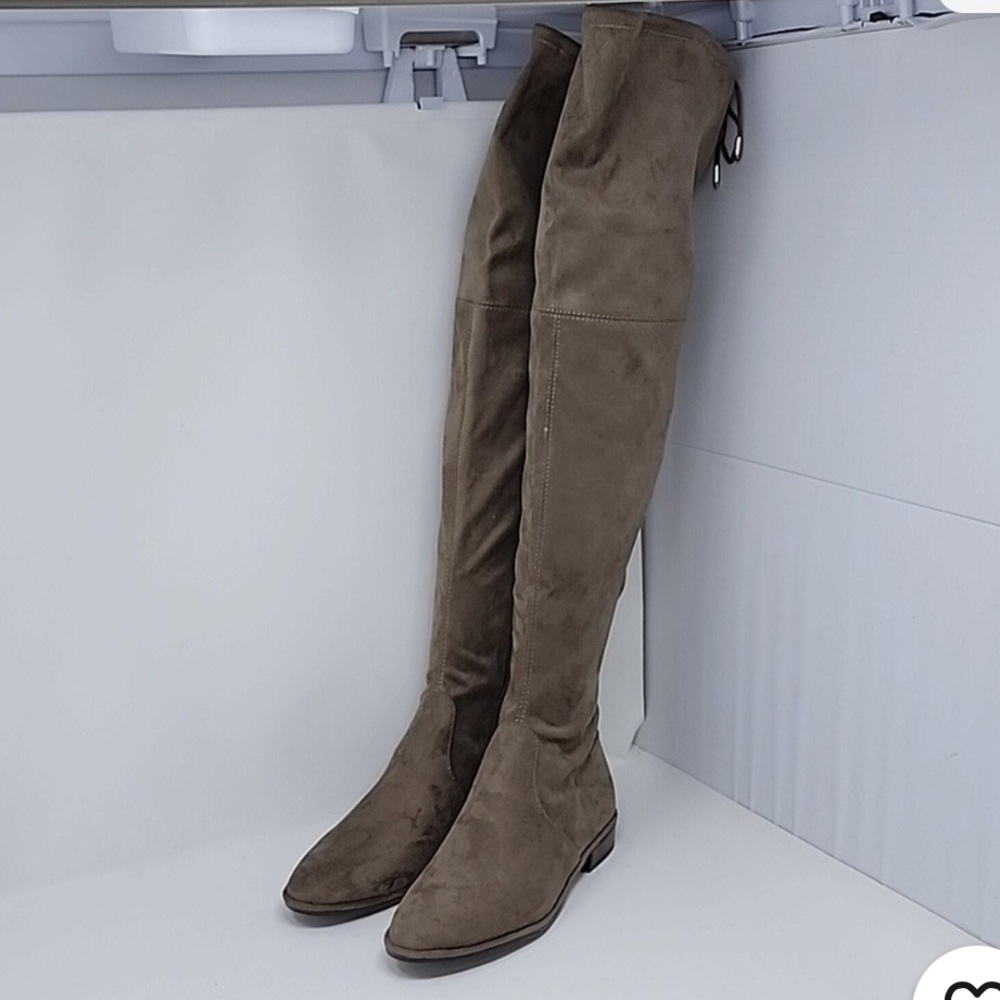 Marc Fisher Gray Over Knee Boots